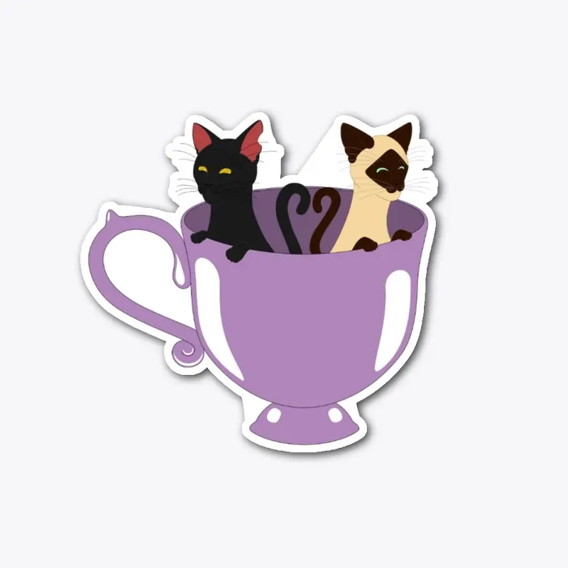 Cats in Teacup